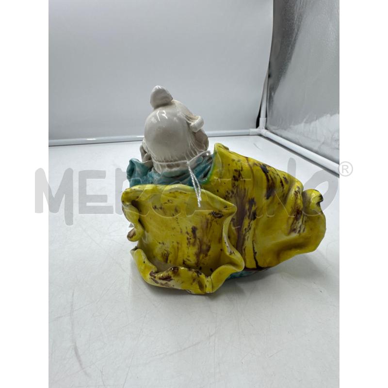 SCULTURA BUDDA IN CERAMICA  | Mercatino dell'Usato Marsala 3