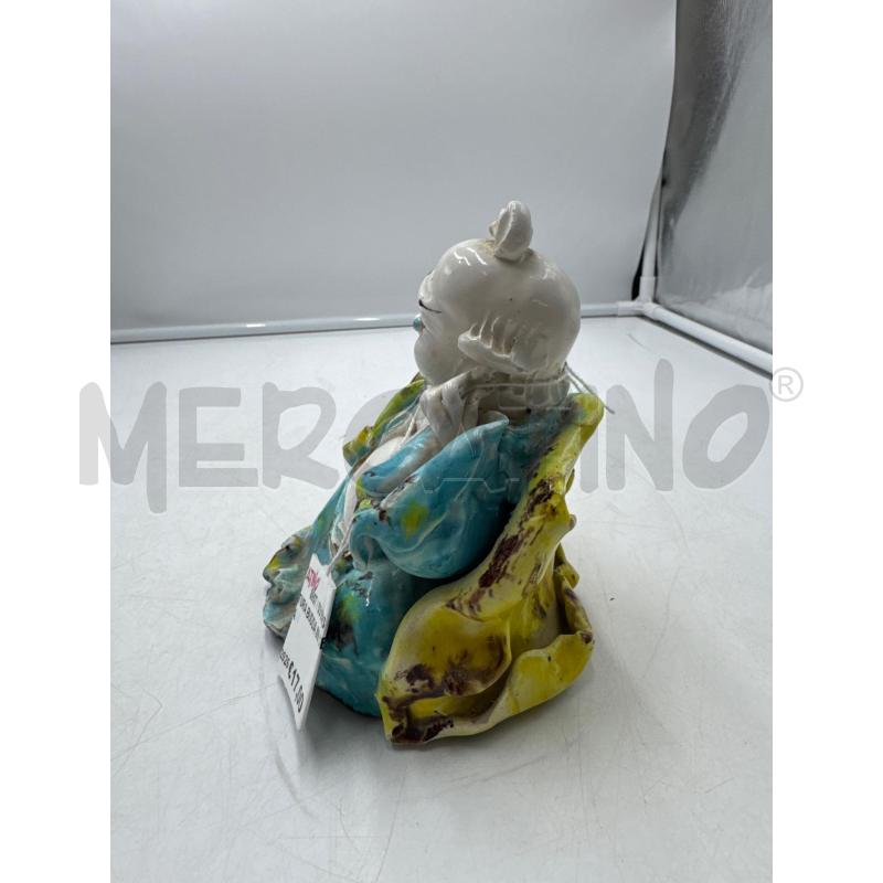 SCULTURA BUDDA IN CERAMICA  | Mercatino dell'Usato Marsala 4
