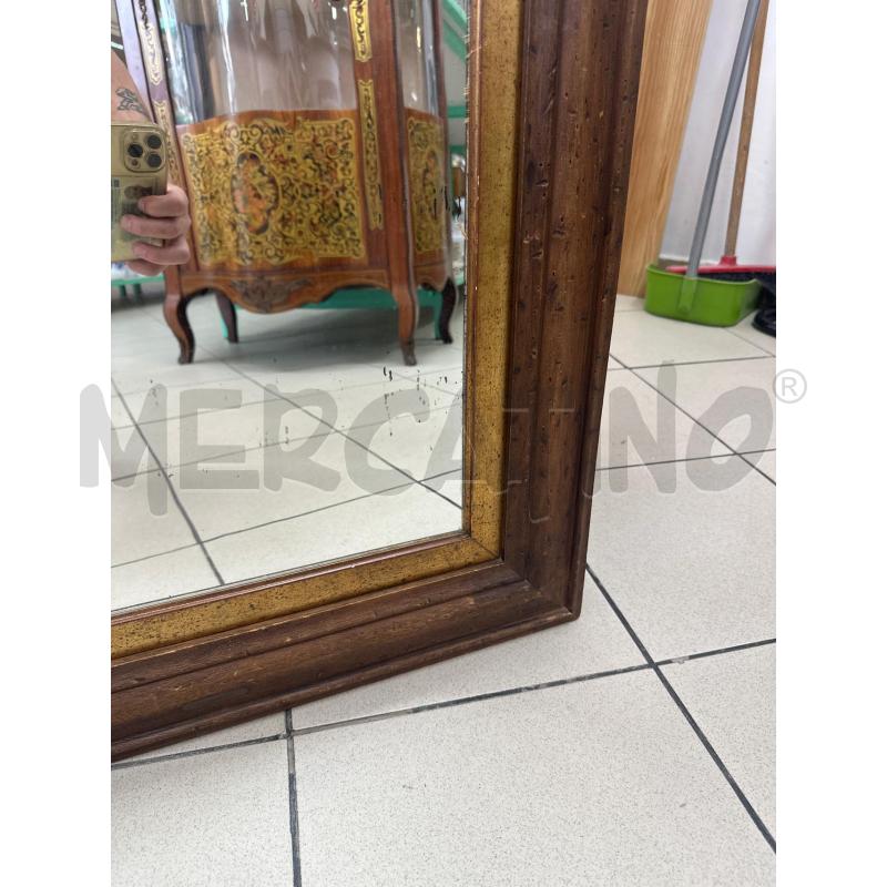 SPECCHIO CON CORNICE IN LEGNO  | Mercatino dell'Usato Marsala 3