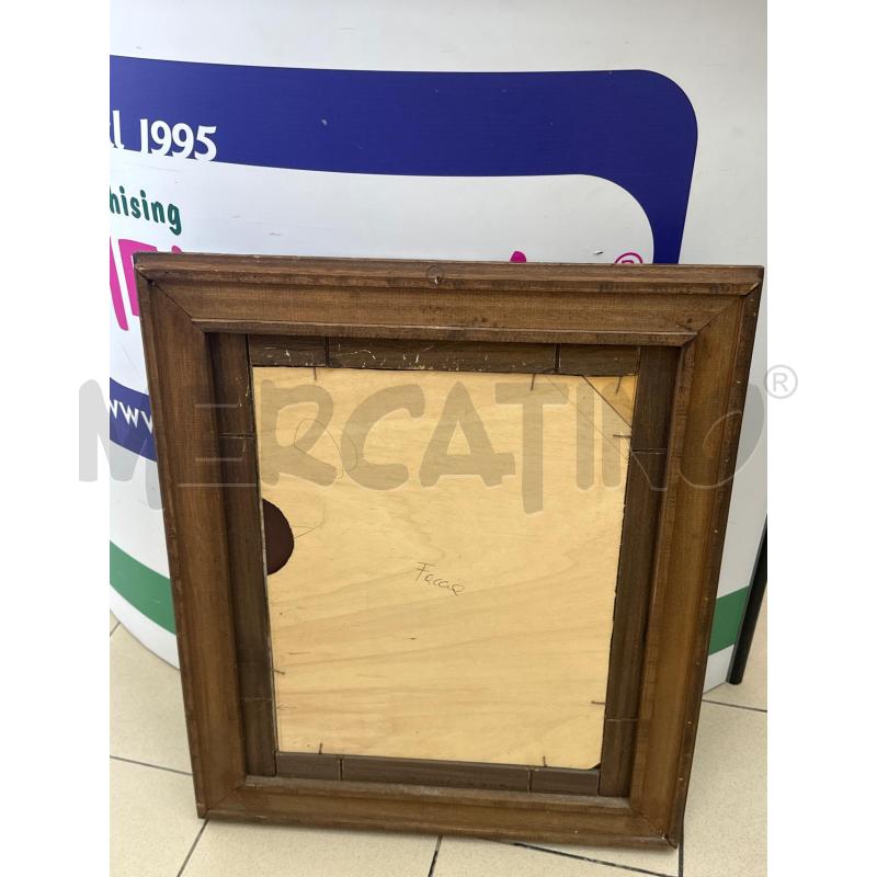 SPECCHIO CON CORNICE IN LEGNO  | Mercatino dell'Usato Marsala 4
