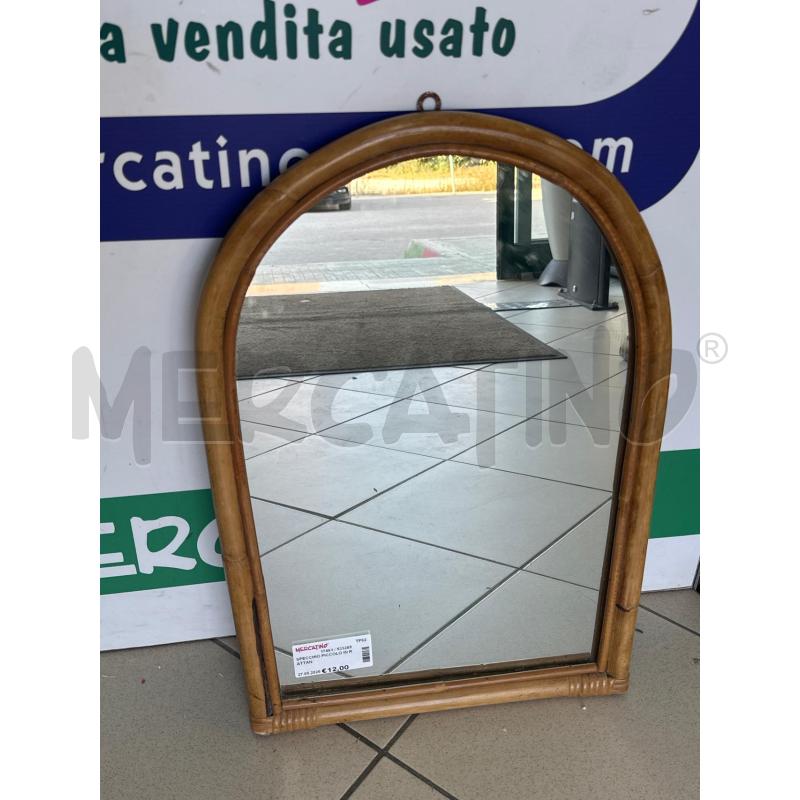 SPECCHIO PICCOLO IN RATTAN  | Mercatino dell'Usato Marsala 1
