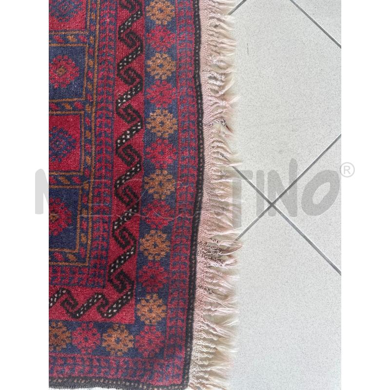 TAPPETO RETTANGOLARE PERSIANO MARRO SCURO  | Mercatino dell'Usato Marsala 4