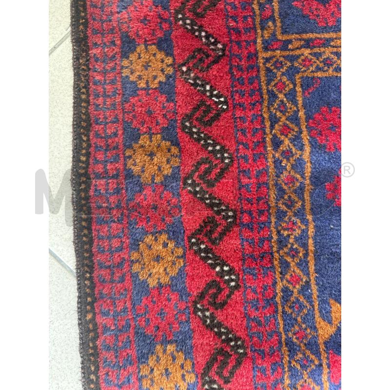 TAPPETO RETTANGOLARE PERSIANO MARRO SCURO  | Mercatino dell'Usato Marsala 5