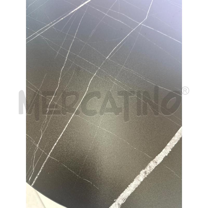 TAVOLINO PICCOLO ROTONDO NERO  | Mercatino dell'Usato Marsala 3