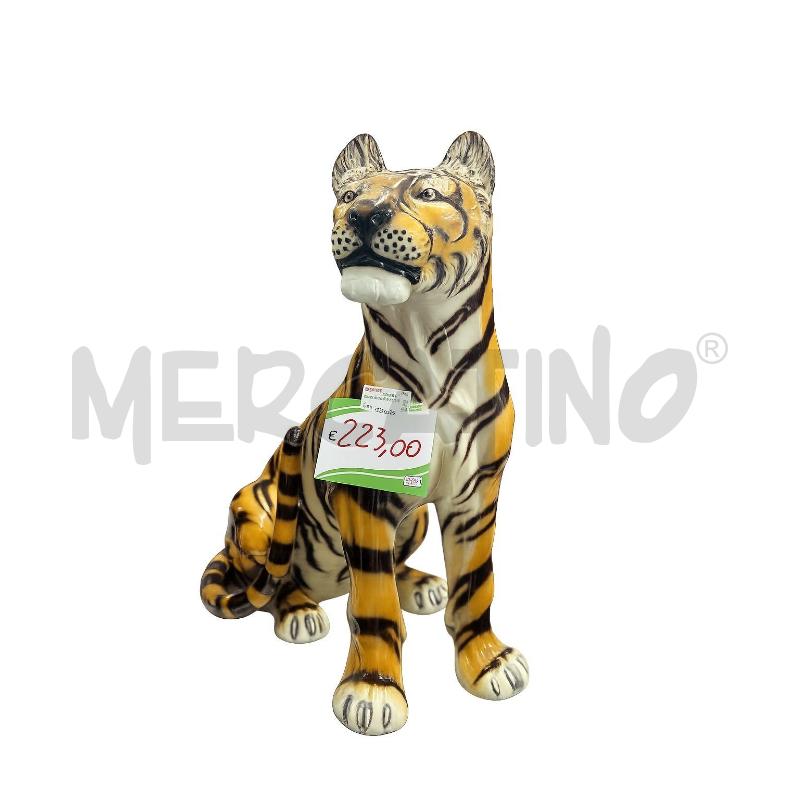 TIGRE IN CERAMICA GRANDE  | Mercatino dell'Usato Marsala 1