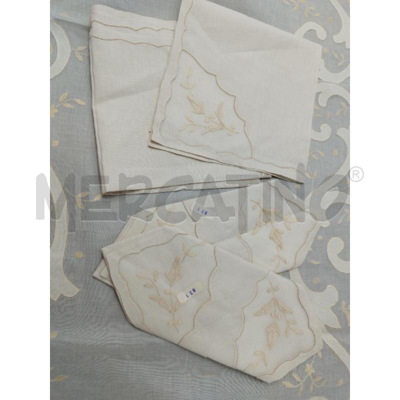 TOVAGLIA IN ORGANZA BEIGE | Mercatino dell'Usato Marsala 3