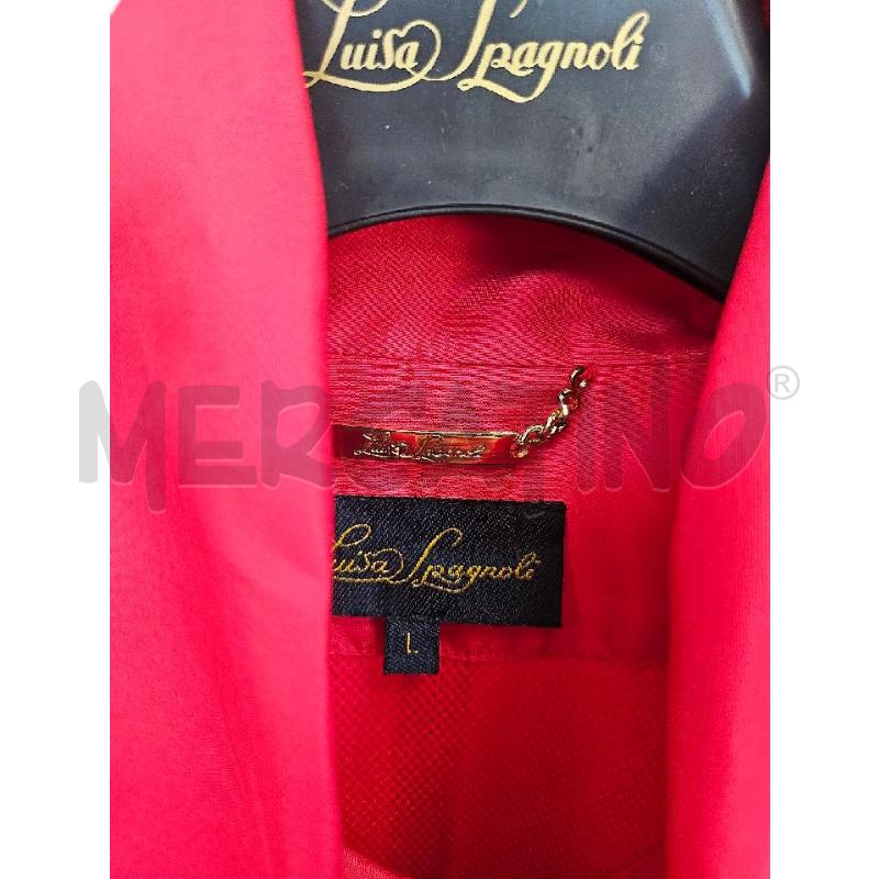 TRENCH DONNA CORTO ROSSO LUISA SPAGNOLI | Mercatino dell'Usato Marsala 2