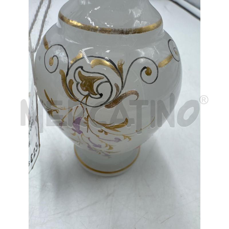 VASETTO IN OPALINE CON DIS FIORI  | Mercatino dell'Usato Marsala 2