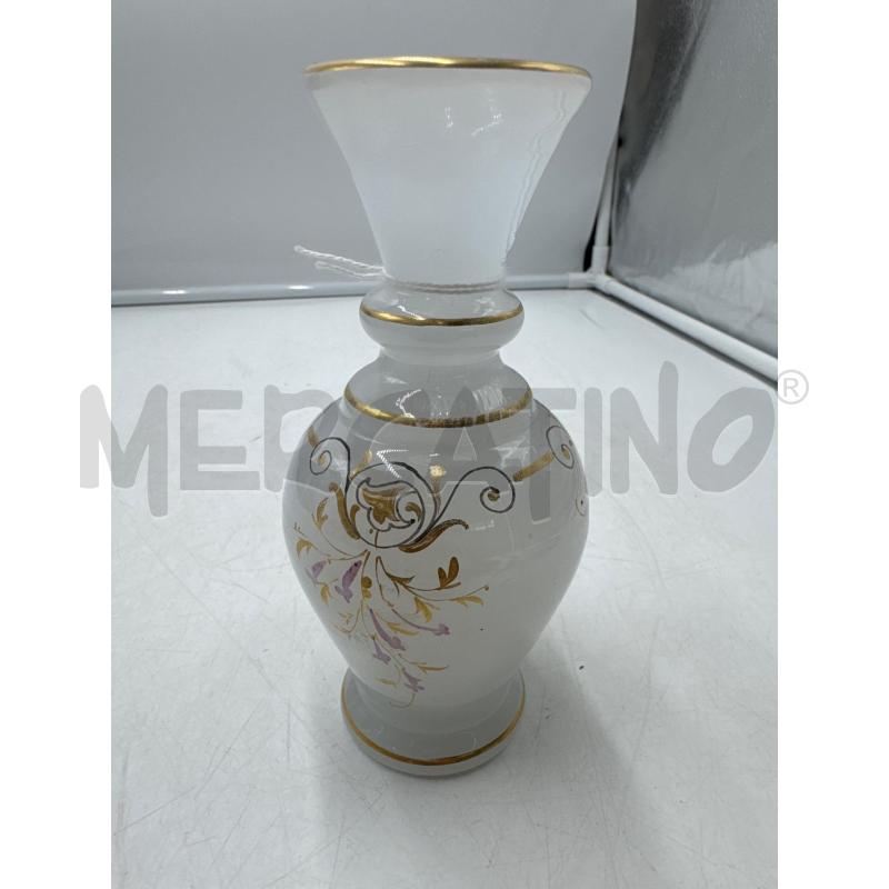 VASETTO IN OPALINE CON DIS FIORI  | Mercatino dell'Usato Marsala 3