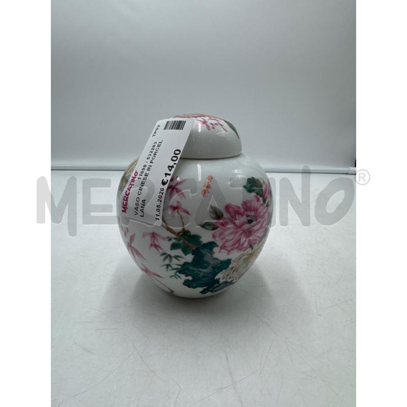 VASO CINESE IN PORCELLANA  | Mercatino dell'Usato Marsala 1