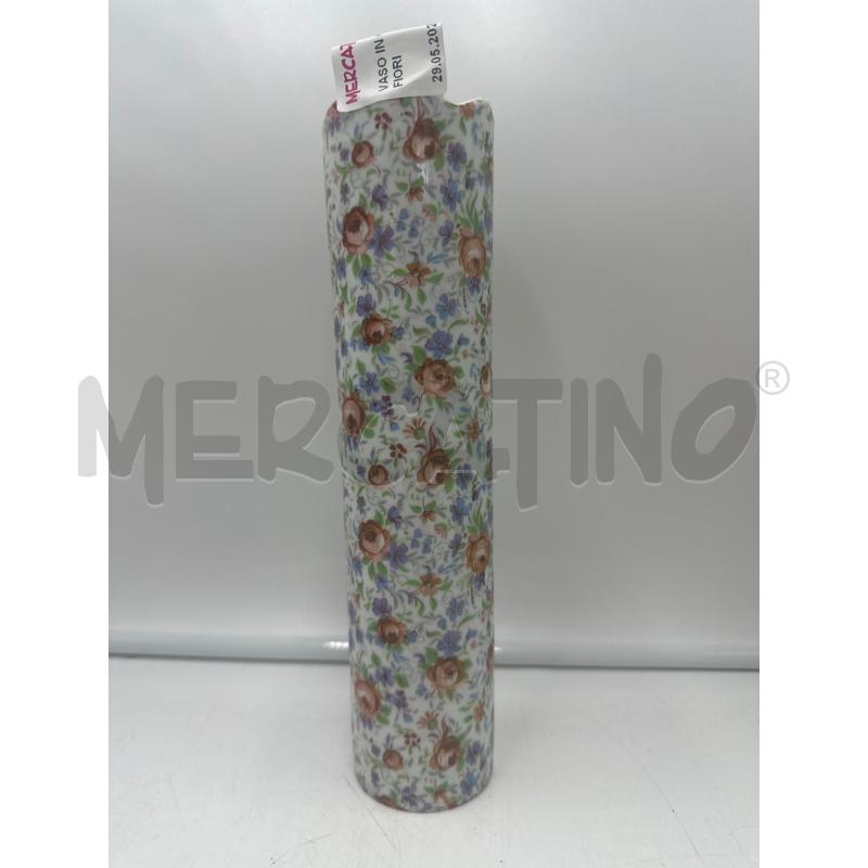 VASO IN CERAMICA CON FIORI  | Mercatino dell'Usato Marsala 2