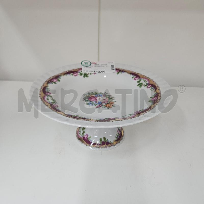 ALZATINA CERAMICA FIORI ROSA | Mercatino dell'Usato Mazara del vallo 1
