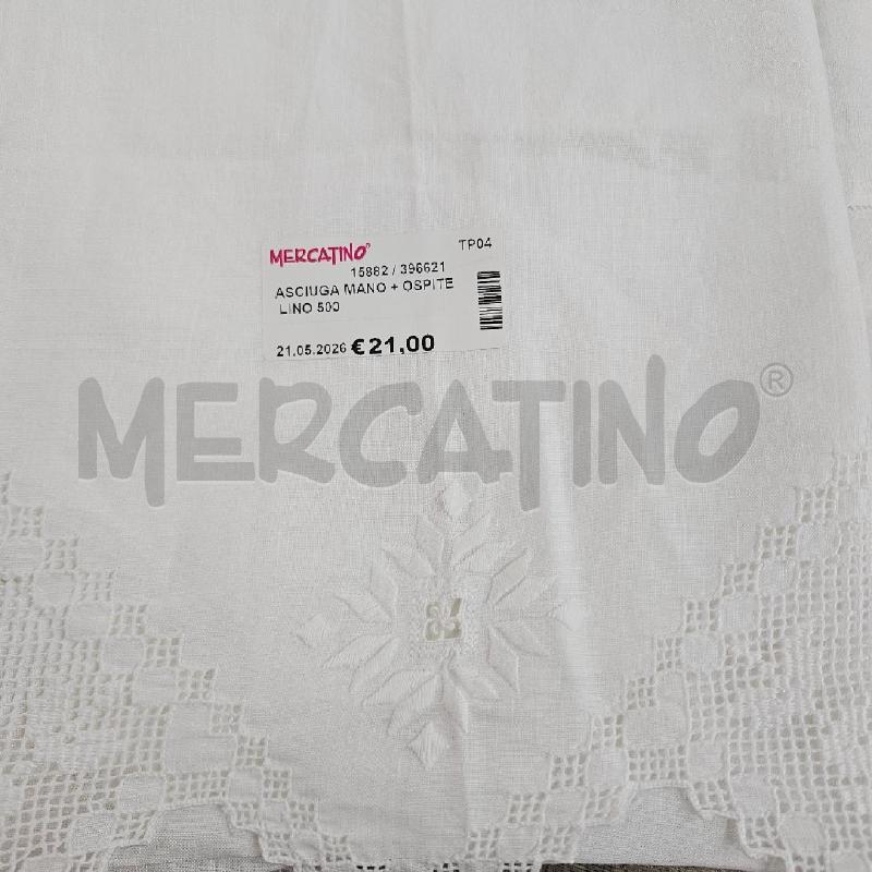 ASCIUGA MANO + OSPITE LINO 500 | Mercatino dell'Usato Mazara del vallo 1