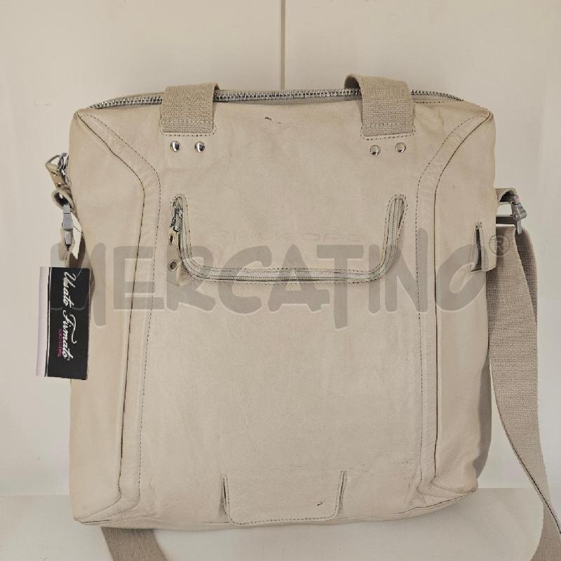 BORSA PELLE BEIGE PIQUAD | Mercatino dell'Usato Mazara del vallo 2