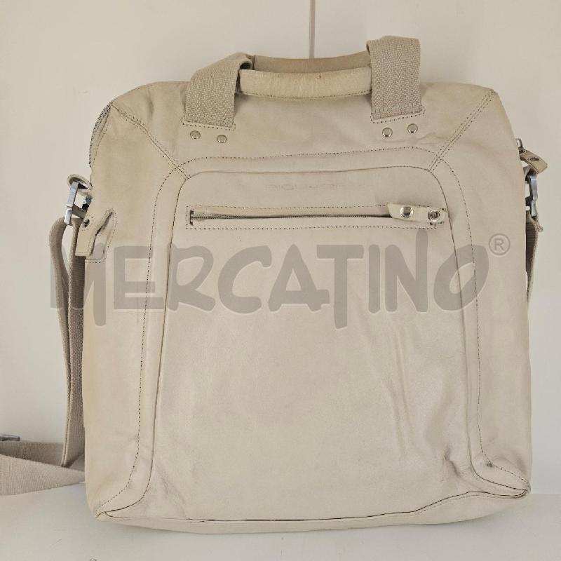 BORSA PELLE BEIGE PIQUAD | Mercatino dell'Usato Mazara del vallo 3