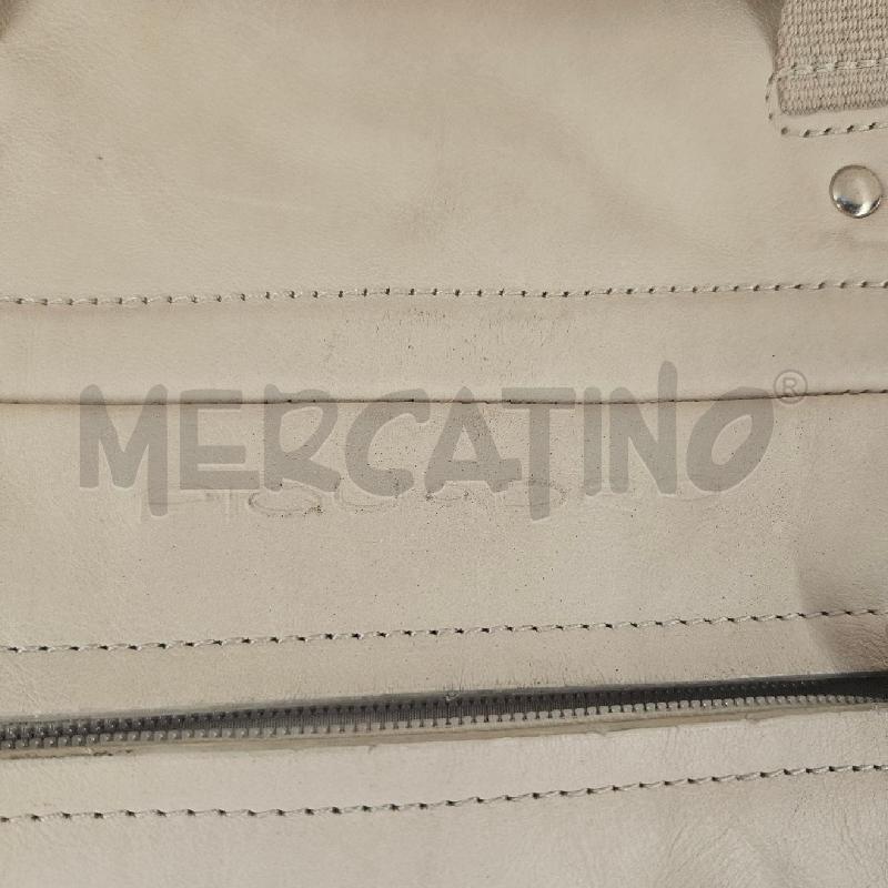 BORSA PELLE BEIGE PIQUAD | Mercatino dell'Usato Mazara del vallo 4
