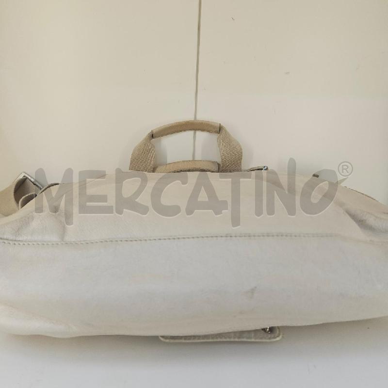 BORSA PELLE BEIGE PIQUAD | Mercatino dell'Usato Mazara del vallo 5