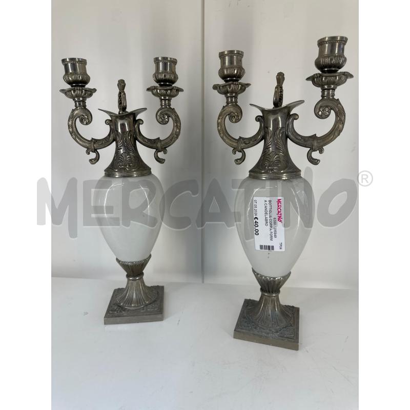 BOTTIGLIA COPPIA FORMA CANDELABRO | Mercatino dell'Usato Mazara del vallo 5