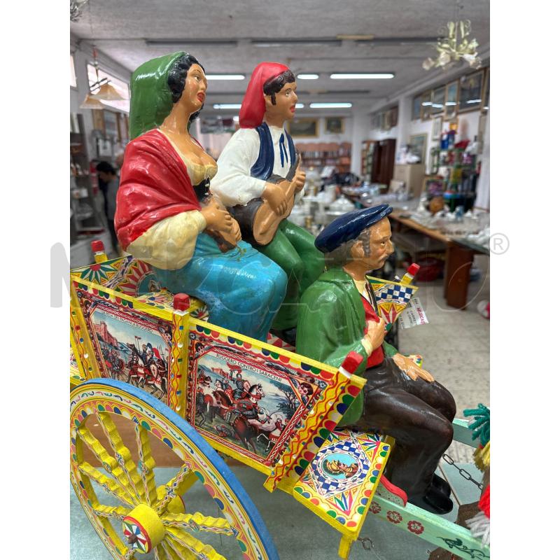 CARRETTO SICILIANO CON OMINI | Mercatino dell'Usato Mazara del vallo 2