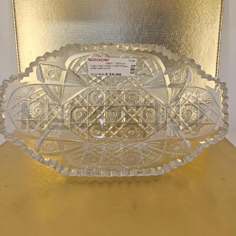 CENTROTAVOLA CRISTALLO INTARSIATO | Mercatino dell'Usato Mazara del vallo 4