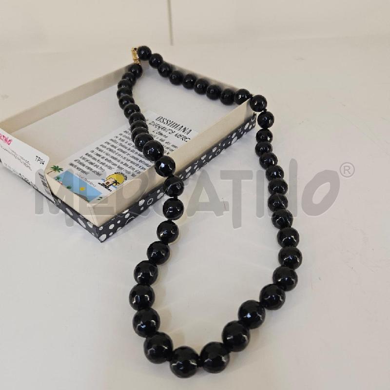 COLLANA PIETRE NERE | Mercatino dell'Usato Mazara del vallo 1