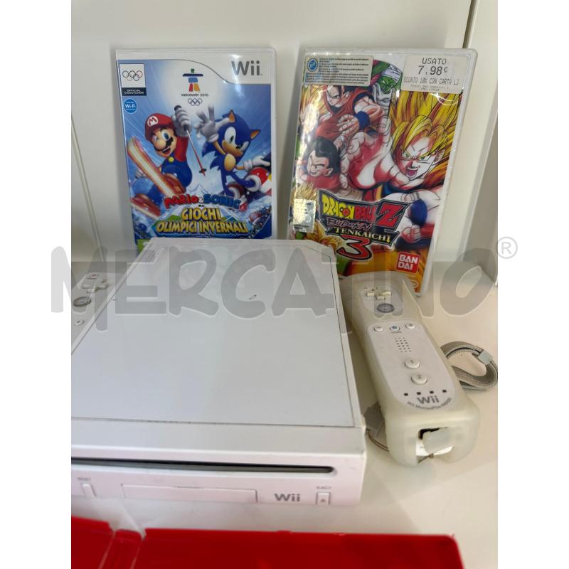 CONSOLLE WII CON 2 CONTROLLER E GIOCHI | Mercatino dell'Usato Mazara del vallo 2