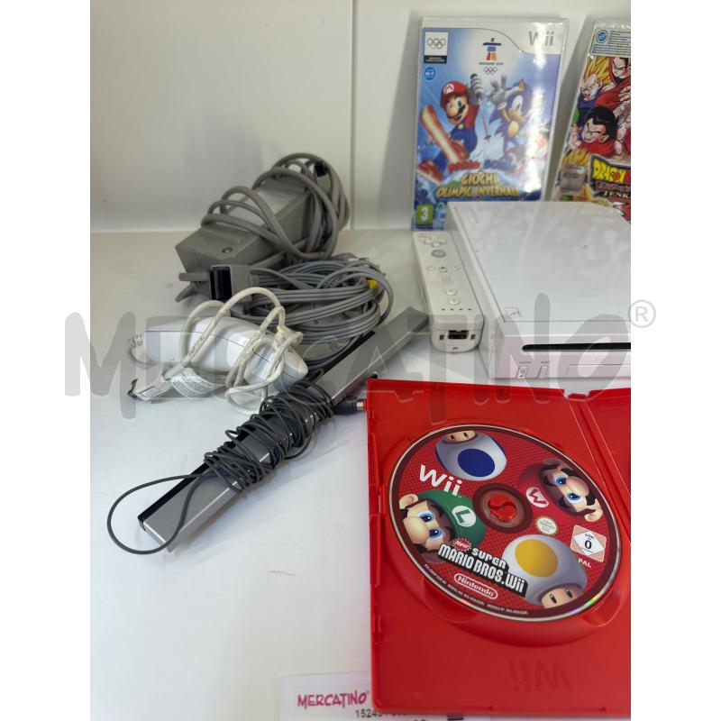 CONSOLLE WII CON 2 CONTROLLER E GIOCHI | Mercatino dell'Usato Mazara del vallo 4