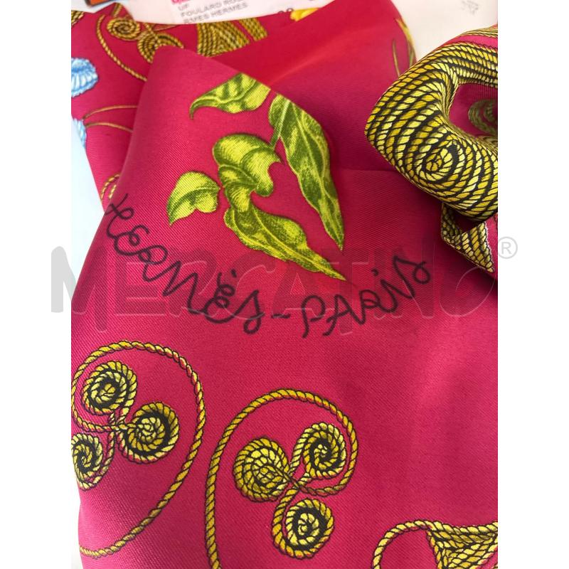 FOULARD ROSA E DOR HERMES | Mercatino dell'Usato Mazara del vallo 5