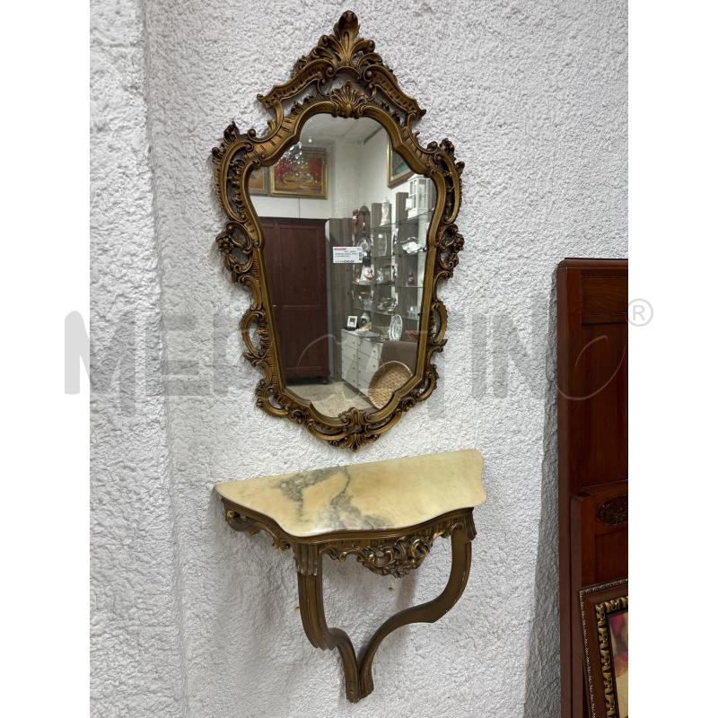 INGRESSO CONSOL DORATA CON SPECCHIO | Mercatino dell'Usato Mazara del vallo 2