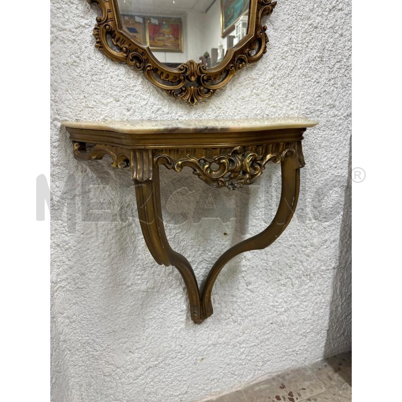 INGRESSO CONSOL DORATA CON SPECCHIO | Mercatino dell'Usato Mazara del vallo 3