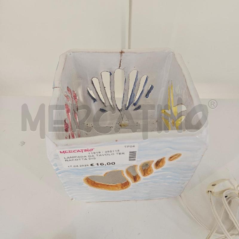 LAMPADA DA TAVOLO TERRACOTTA DIS | Mercatino dell'Usato Mazara del vallo 4