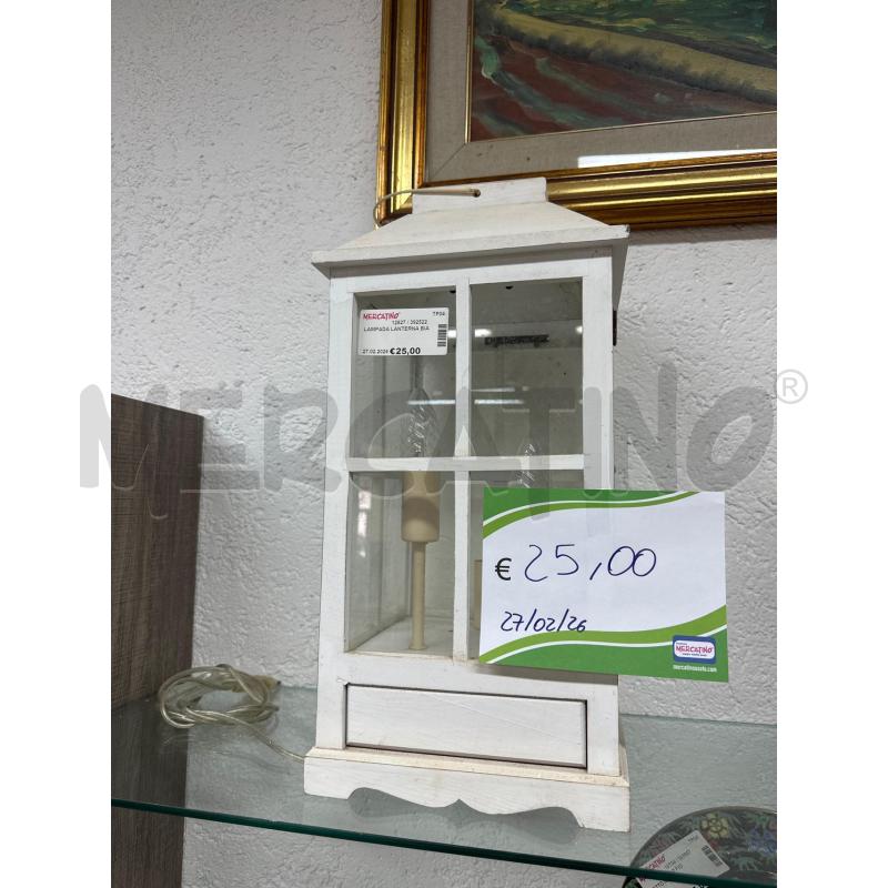 LAMPADA LANTERNA BIA | Mercatino dell'Usato Mazara del vallo 1