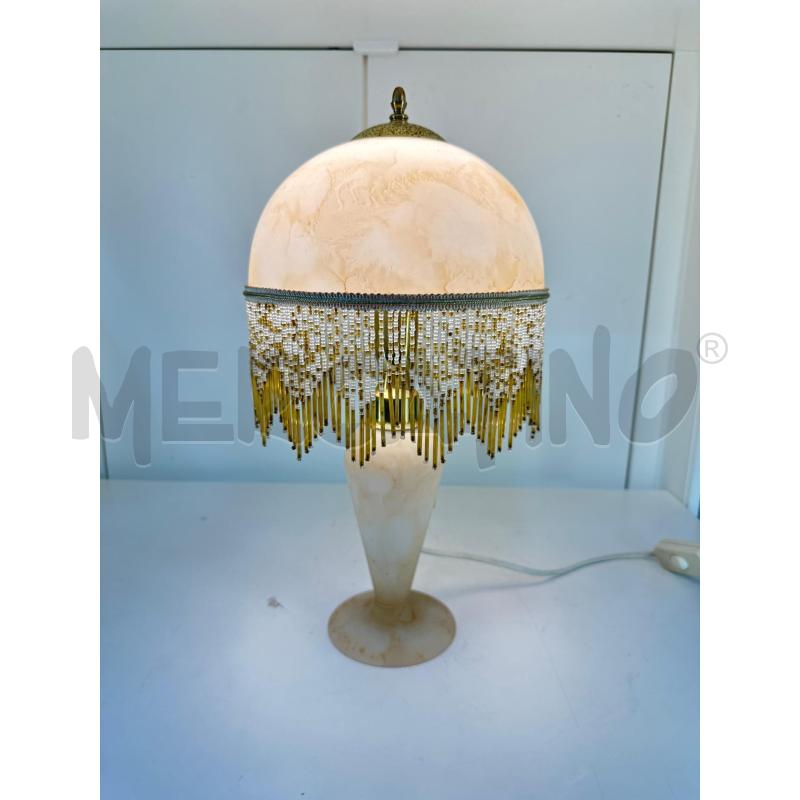 LUMETTO VETRO BEIGE CON CANN | Mercatino dell'Usato Mazara del vallo 3