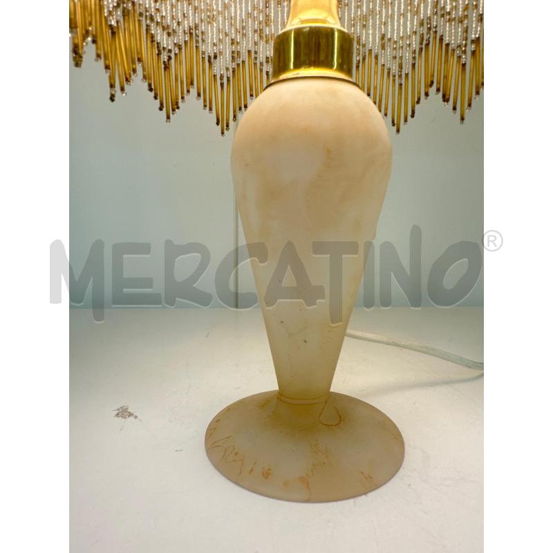 LUMETTO VETRO BEIGE CON CANN | Mercatino dell'Usato Mazara del vallo 4