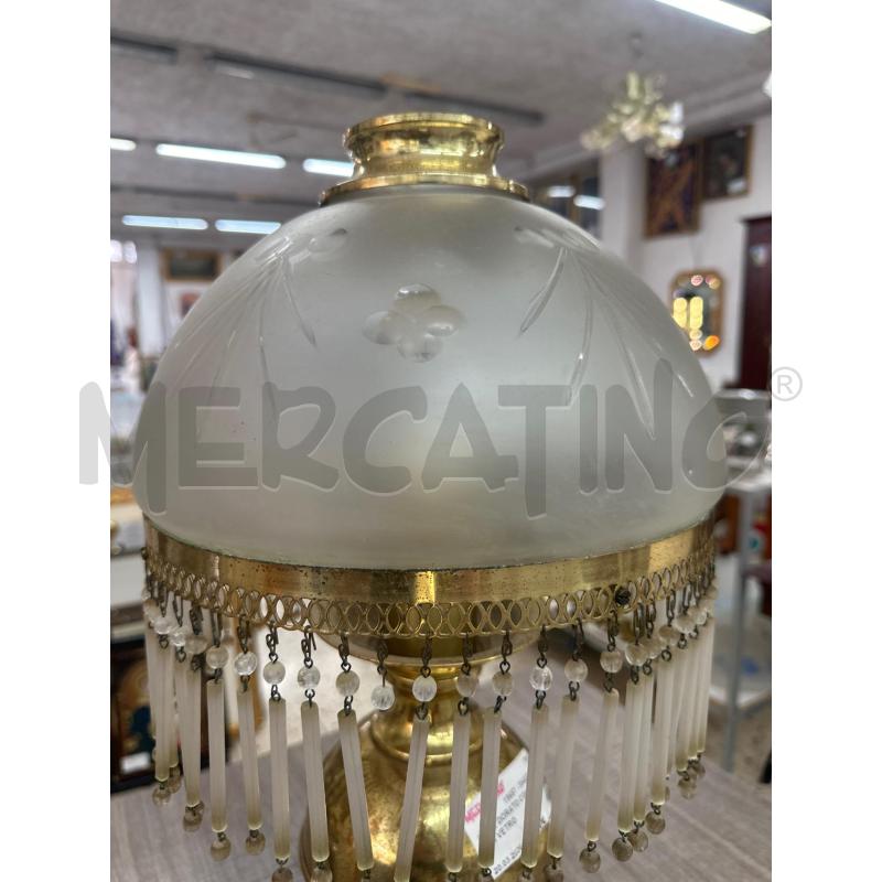 LUME DORATO CON CUPOLA IN VETRO | Mercatino dell'Usato Mazara del vallo 3