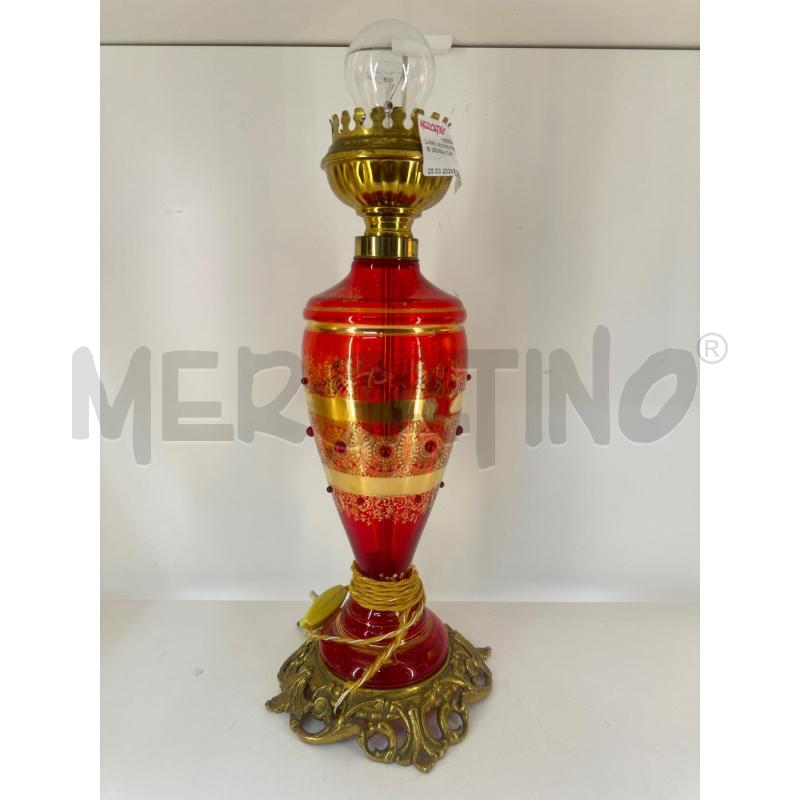 LUME VETRO ROSSO E DOR SENZA CUP | Mercatino dell'Usato Mazara del vallo 2