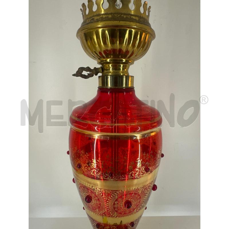 LUME VETRO ROSSO E DOR SENZA CUP | Mercatino dell'Usato Mazara del vallo 3