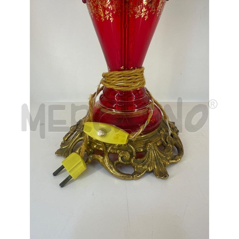 LUME VETRO ROSSO E DOR SENZA CUP | Mercatino dell'Usato Mazara del vallo 4