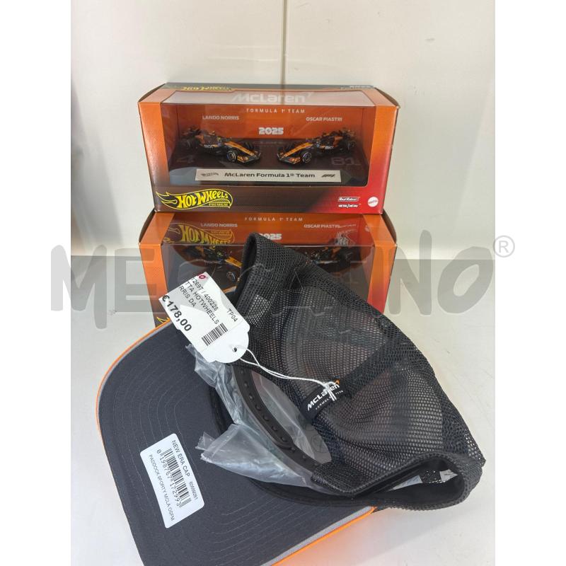MACCHINETTA HOTWHEELS LANDO NORRIS DA COLL PZ 2 + CAPPELLO | Mercatino dell'Usato Mazara del vallo 2