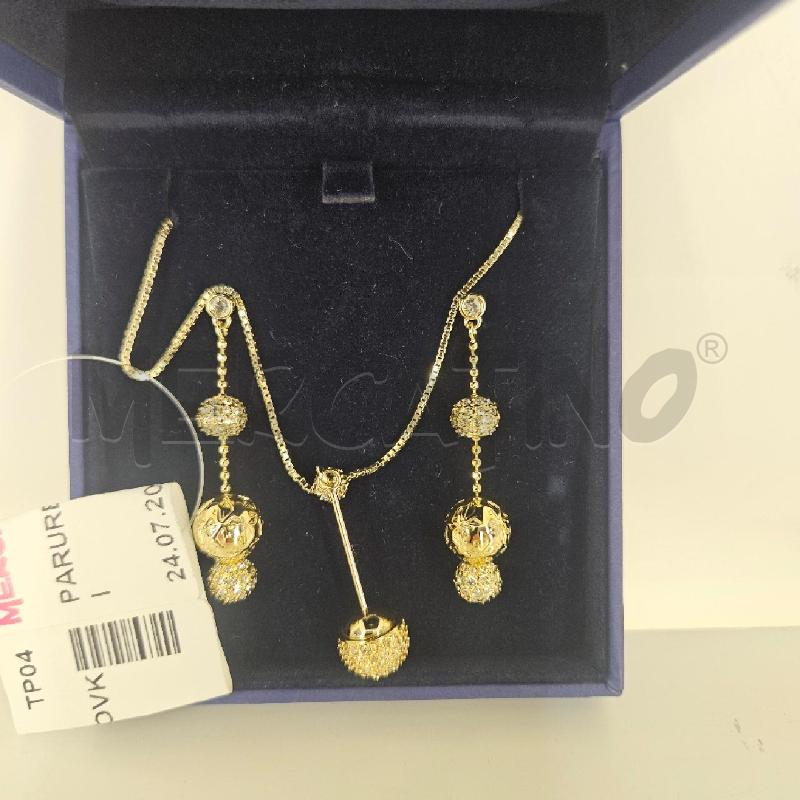 PARURE DORATA SWAROVKI | Mercatino dell'Usato Mazara del vallo 3