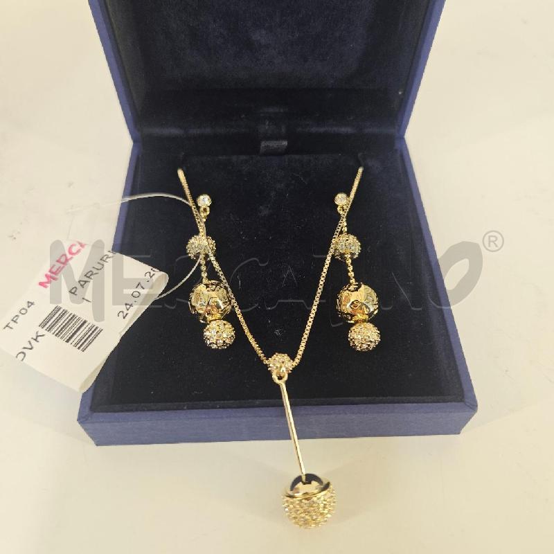 PARURE DORATA SWAROVKI | Mercatino dell'Usato Mazara del vallo 4