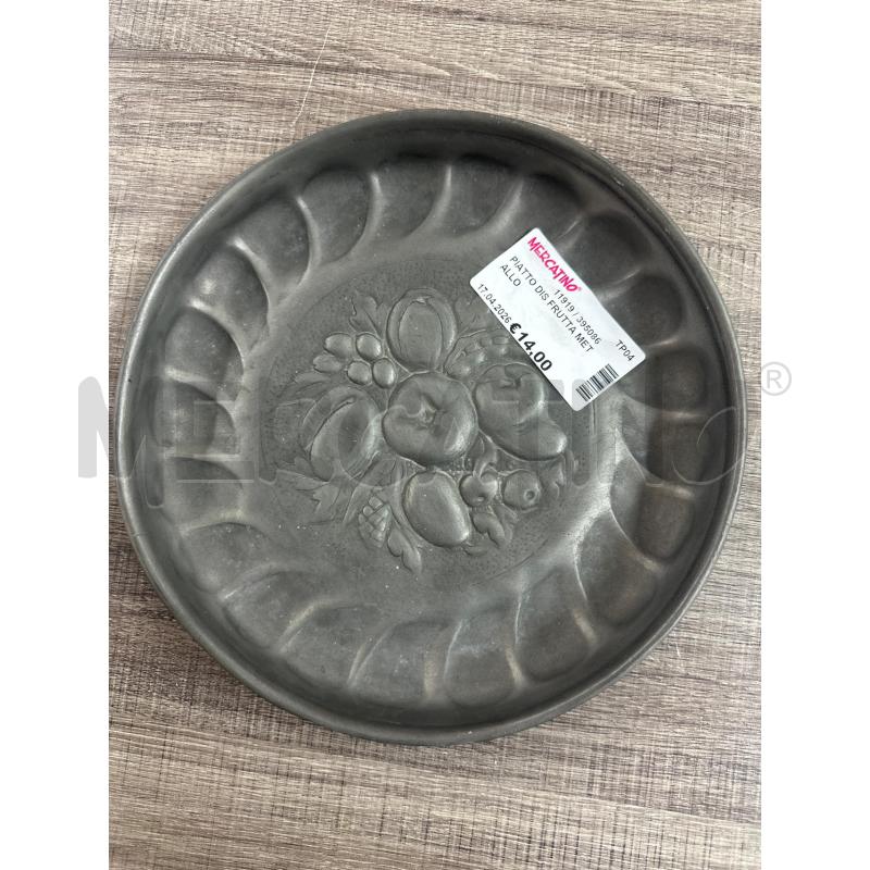 PIATTO DIS FRUTTA METALLO | Mercatino dell'Usato Mazara del vallo 4