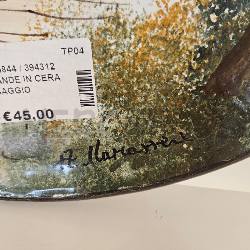 PIATTO GRANDE IN CERAM DIS PAESAGGIO S STEF | Mercatino dell'Usato Mazara del vallo 3