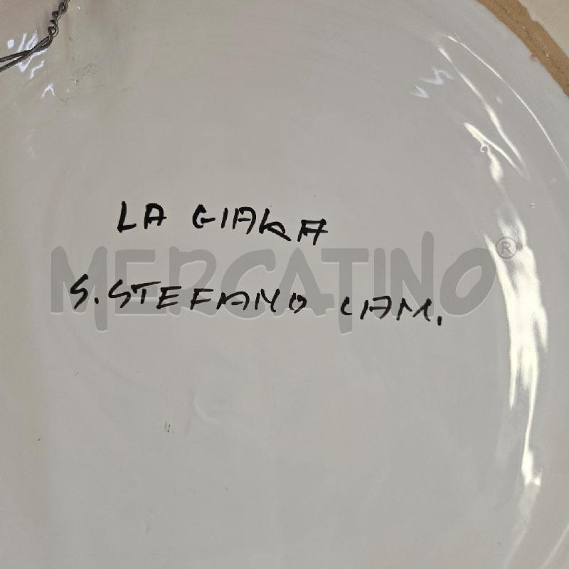 PIATTO GRANDE IN CERAM DIS PAESAGGIO S STEF | Mercatino dell'Usato Mazara del vallo 5