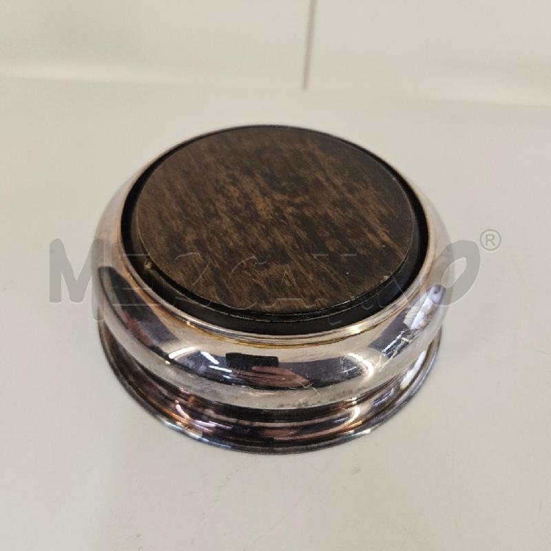 POGGIA BOTTIGLIE SILVER CON BASE LEGNO | Mercatino dell'Usato Mazara del vallo 3