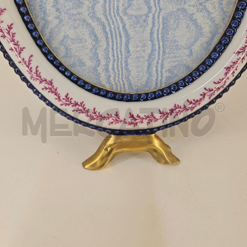 PORTA FOTO PORCELLANA BLU E DORATO | Mercatino dell'Usato Mazara del vallo 4