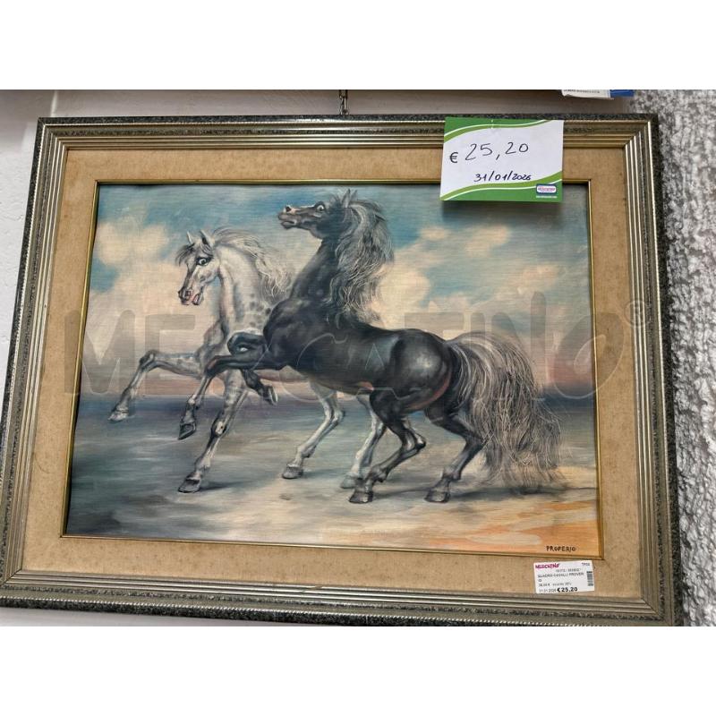 QUADRO CAVALLI PROVERIO | Mercatino dell'Usato Mazara del vallo 1
