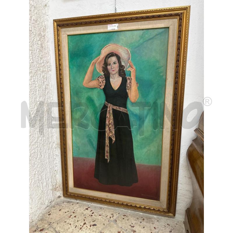 QUADRO DIPINTO DONNA | Mercatino dell'Usato Mazara del vallo 1