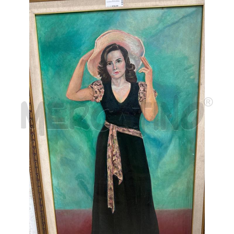 QUADRO DIPINTO DONNA | Mercatino dell'Usato Mazara del vallo 2