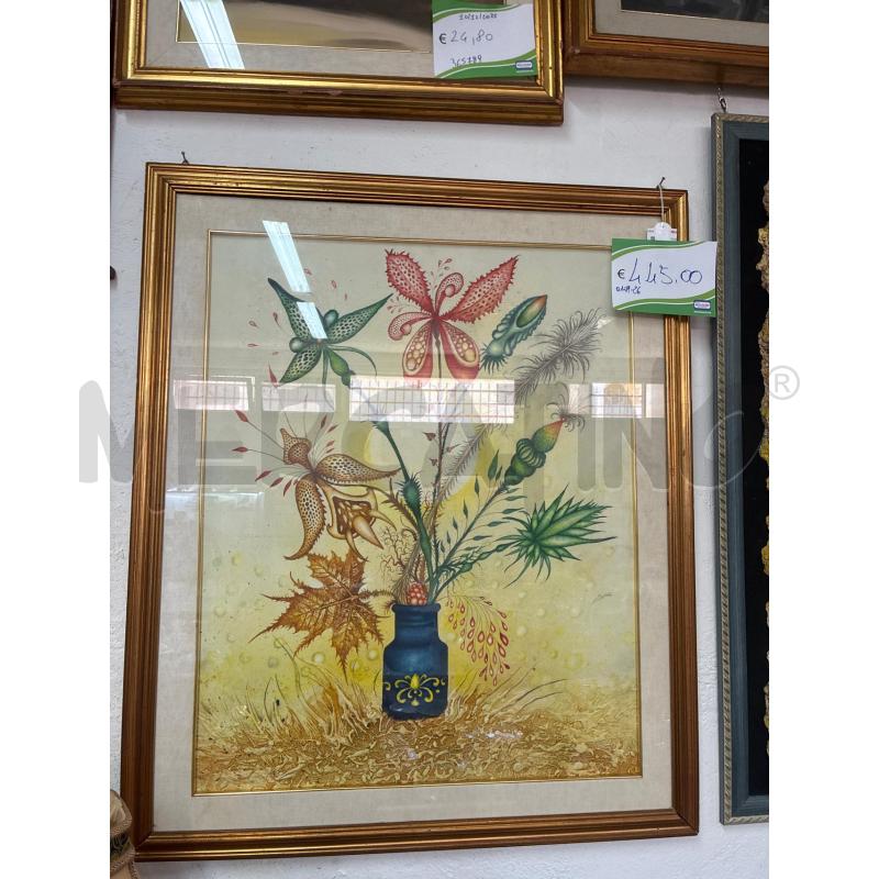 QUADRO DIPINTO VASO CON FIORI PITT ANTONIO CANNATA | Mercatino dell'Usato Mazara del vallo 4